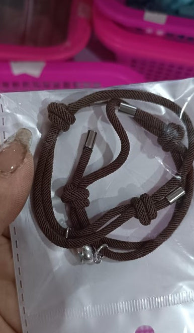 Schlichtes Magnetarmband „Love“ aus Nylon