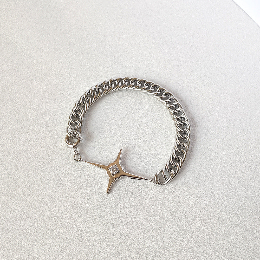 Pulsera de joyería con temperamento rojo de red hecha a mano de Design Sense