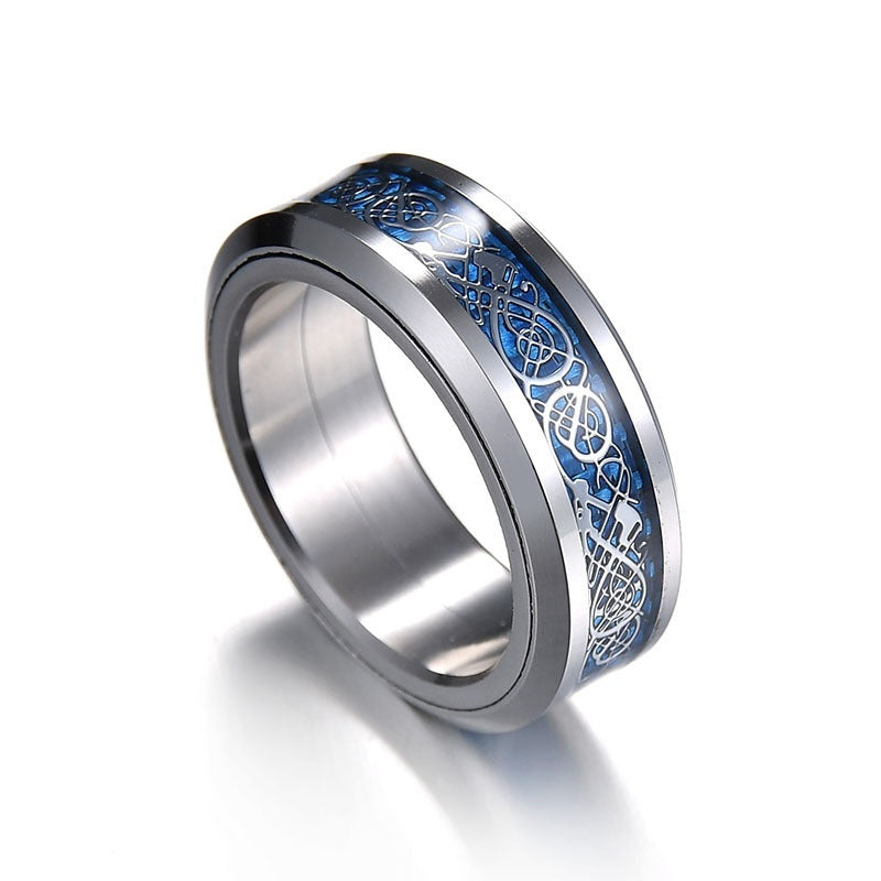 Persönlichkeit Ring Titan Stahl Hip Hop Einfachheit