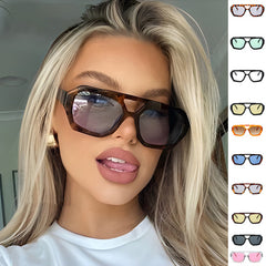 Ins Big Frame Leopard Sonnenbrille Sommer Sonnenschirm Strand Urlaub Brille