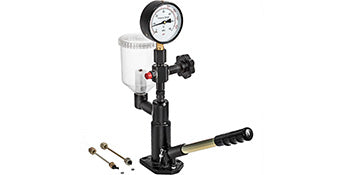 SucceBuy Diesel Fuel Injector Nozzles Tester with Dual Scale Gauge 6000PSI Engine Fuel Tester Repair Tool for Car Tractor Truck